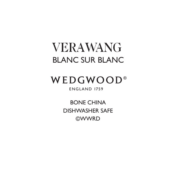 Vera Wang   Blanc Sur Blanc Rim Soup 23cm