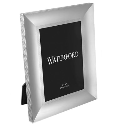Crystal Lismore Diamond Silver Frame 8 x 10"