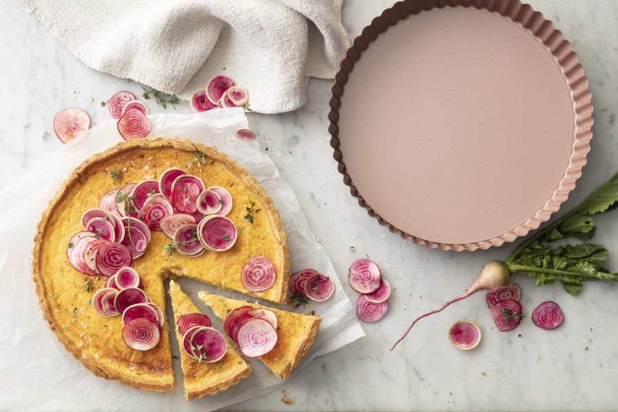 Rose Gold Quiche & Tart Pan