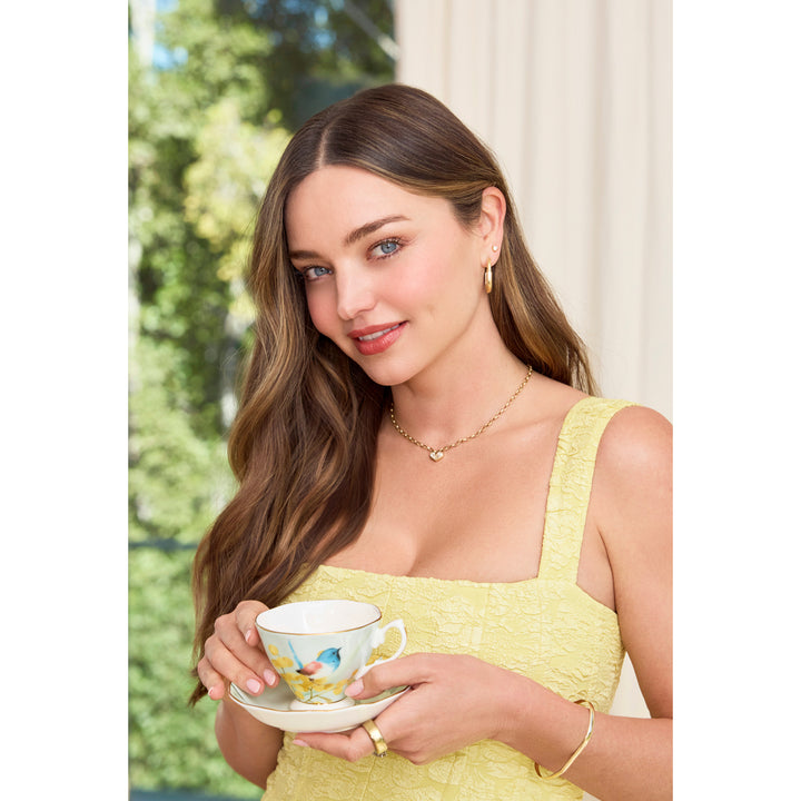 Royal Albert Miranda Kerr Australiana Teacup & Saucer Set of 4