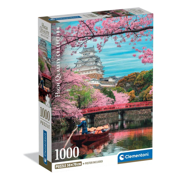 Himeji Castle In Spring - 1000 piece puzzle