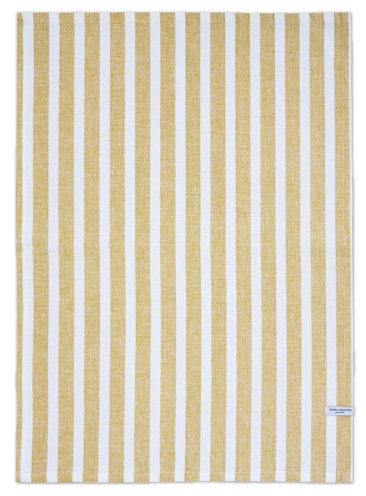 Royal Doulton 1815 Brights Tea Towel Mustard Pack of 3