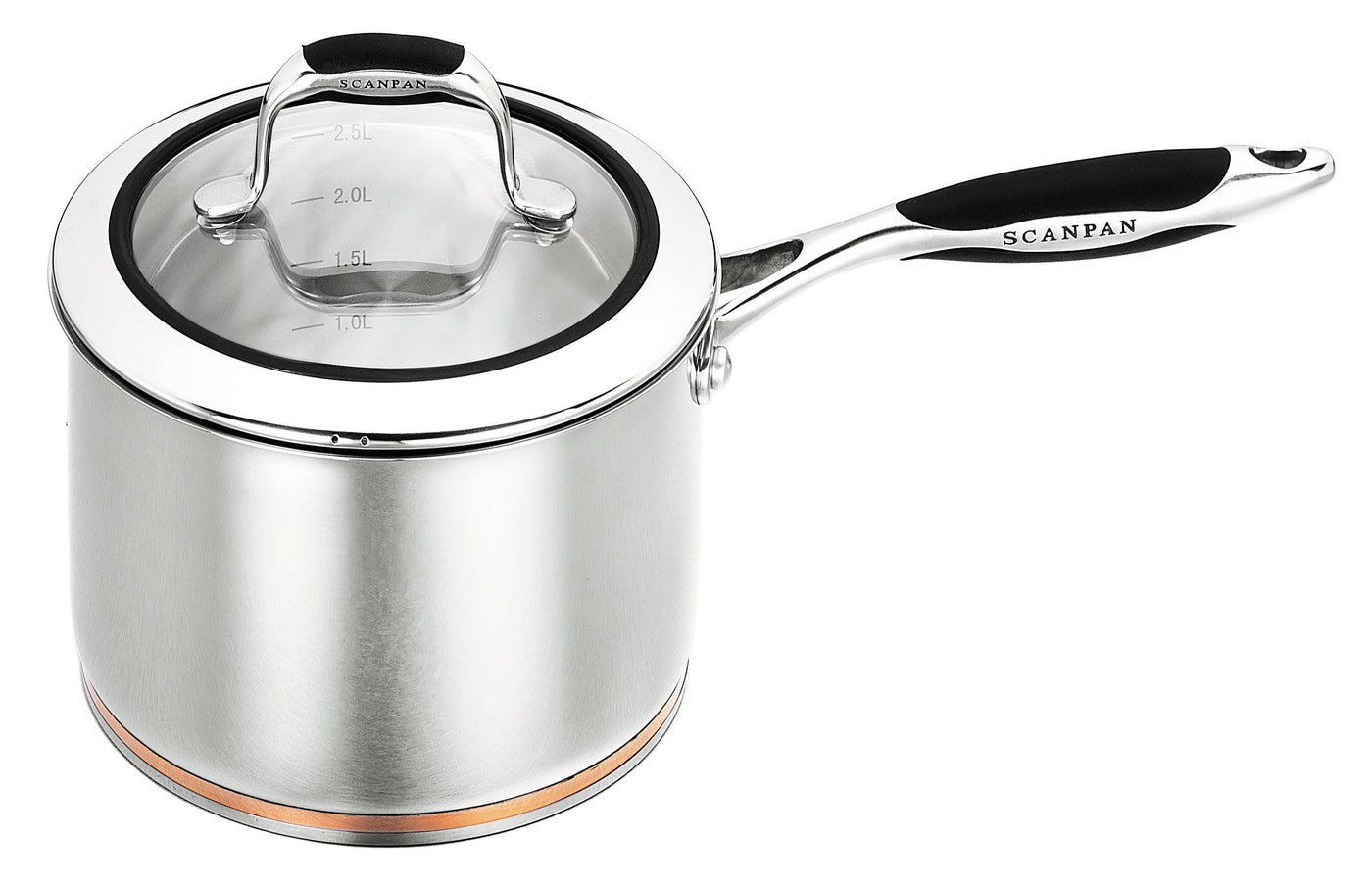 Coppernox Saucepan with Lid 18cm/2.5 L