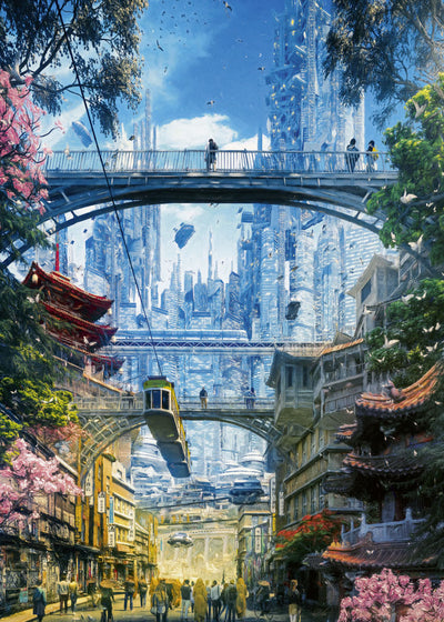 Markets District - 1000 pieces puzzle