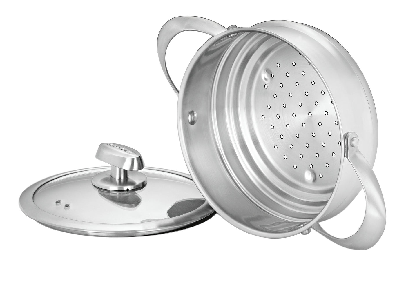 Clad5 Steamer W/Lid 16/18/20cm