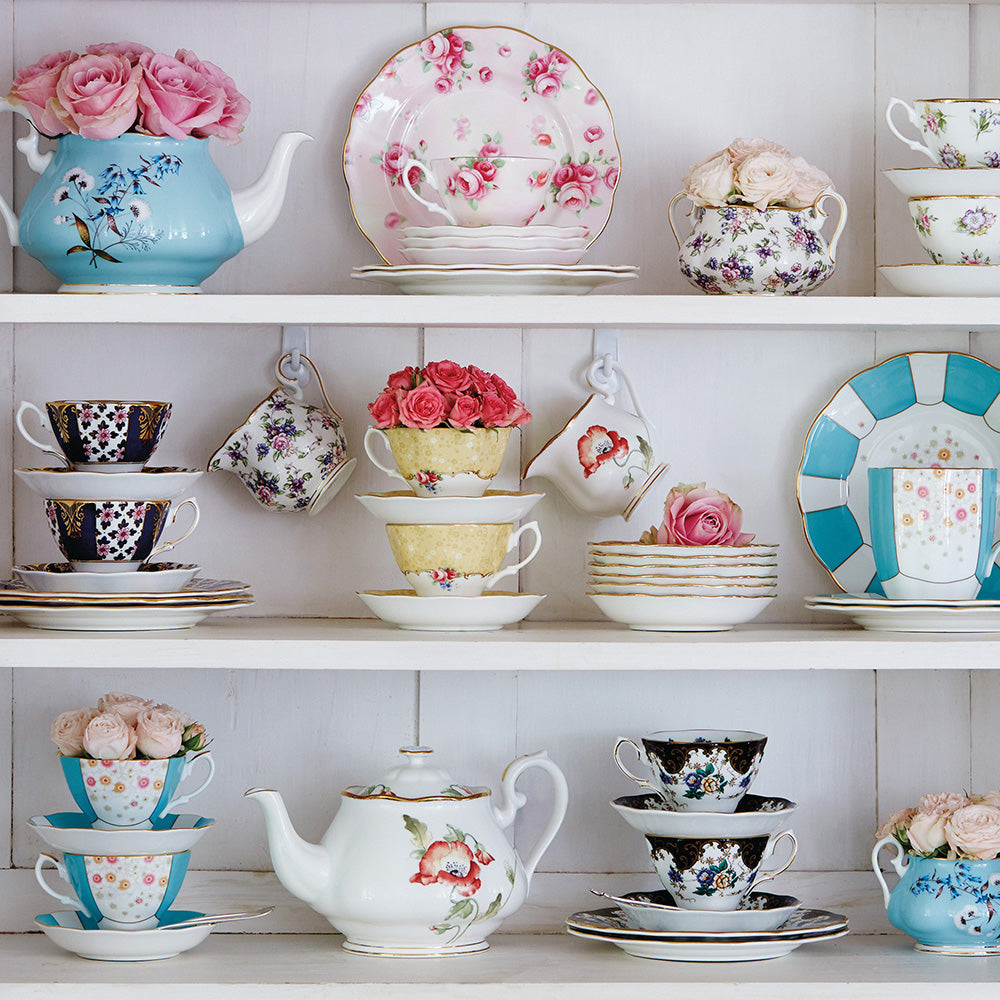 100 Years Teaware Teacup, Saucer, Plate 1950