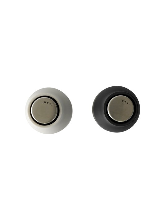 Salt & Pepper Bottle Grinder w. Steel Lid - Ash/Carbon