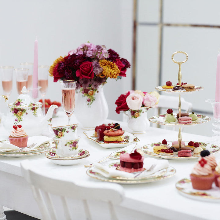 Old Country Roses Cake Stand 2 Tier