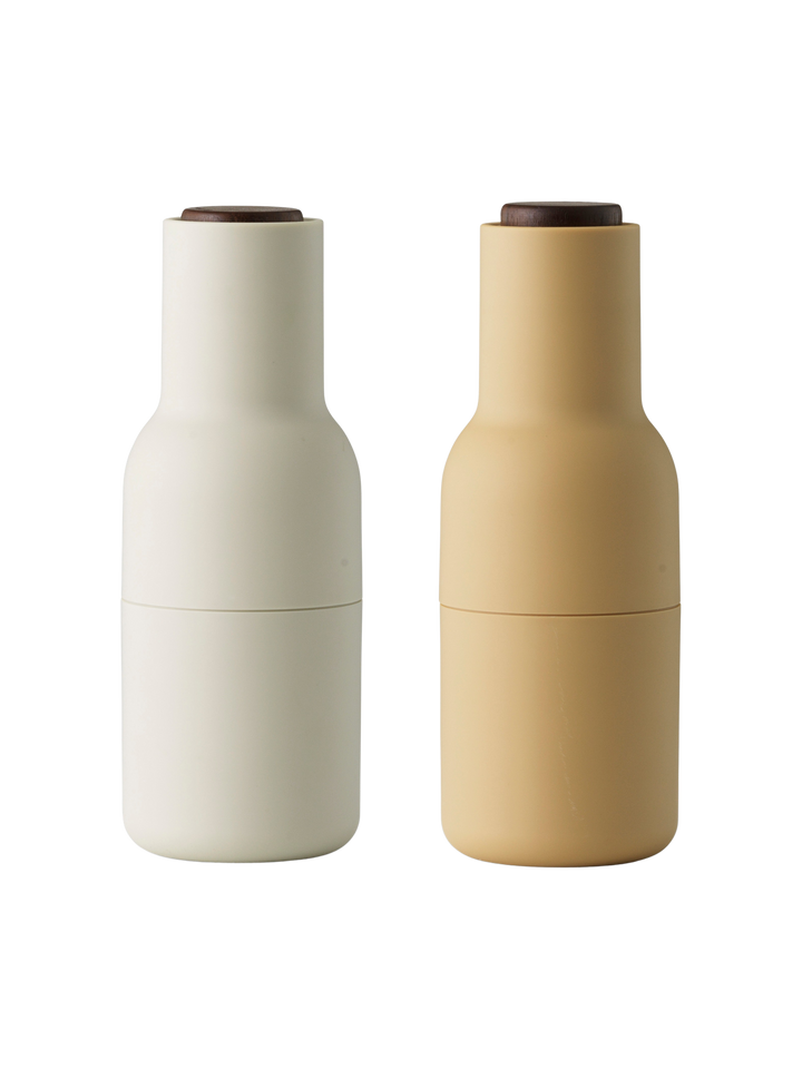 Salt & Pepper Bottle Grinder w. Walnut Lid - Barley