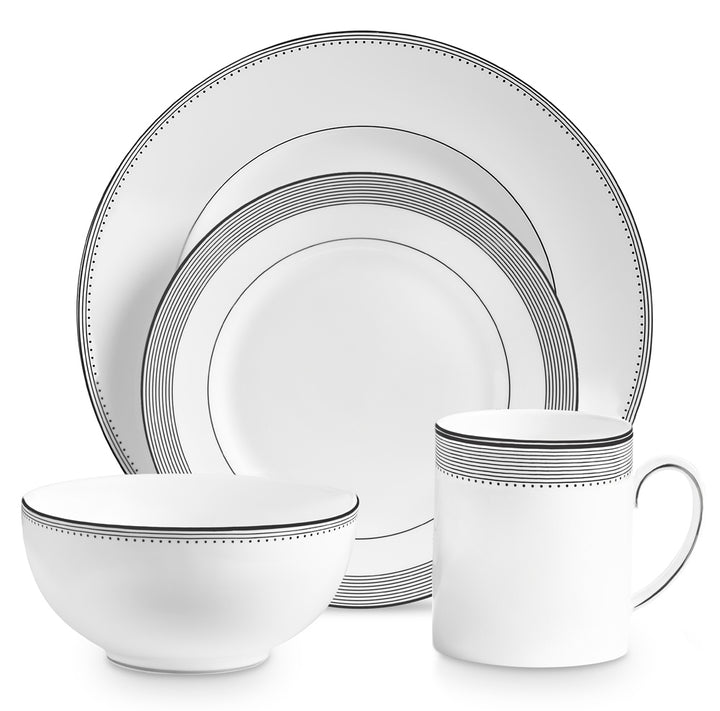 Vera Wang Wedgwood Grosgrain 4 Piece Place Setting