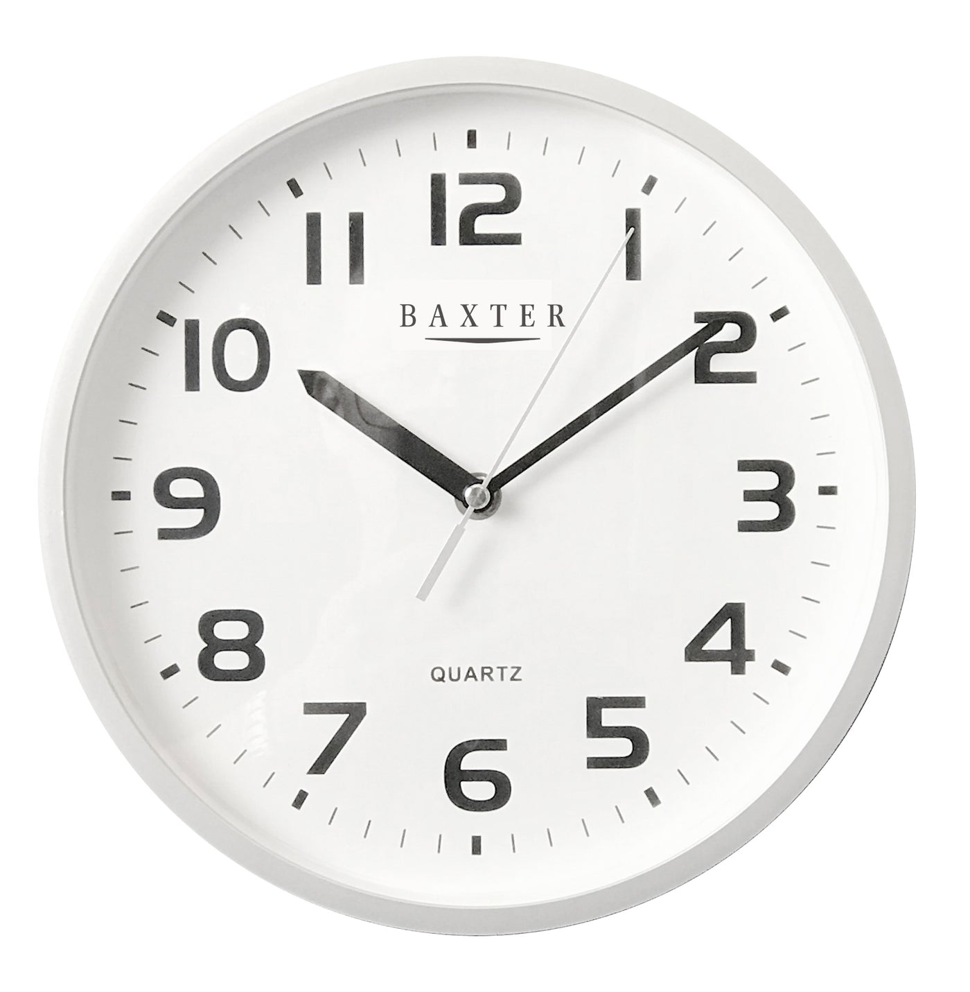 Adams W/Clock Arabic 25cm-Silver