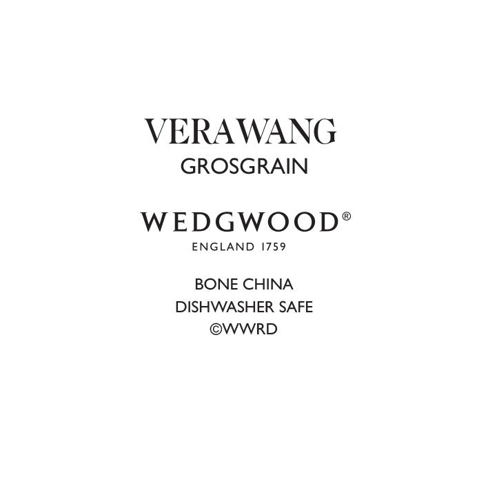 Vera Wang Wedgwood Grosgrain Soup Plate 23cm