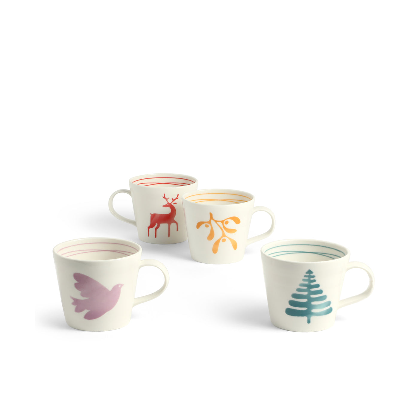 Royal Doulton Christmas 400ml Mug Set of 4