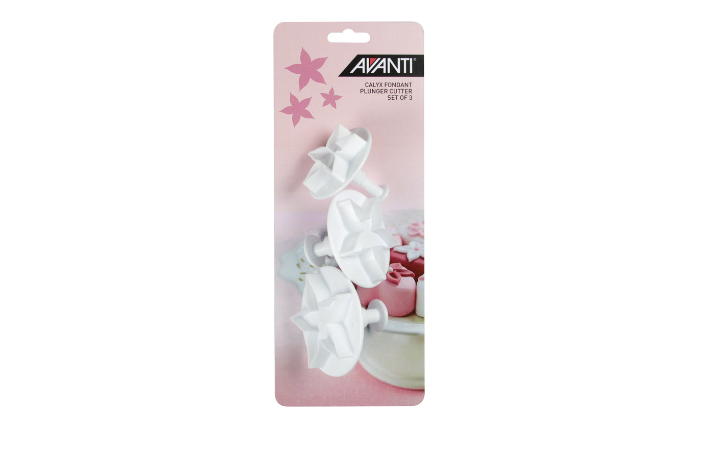 Calyx Fondant Plung Cut Set - 3pce