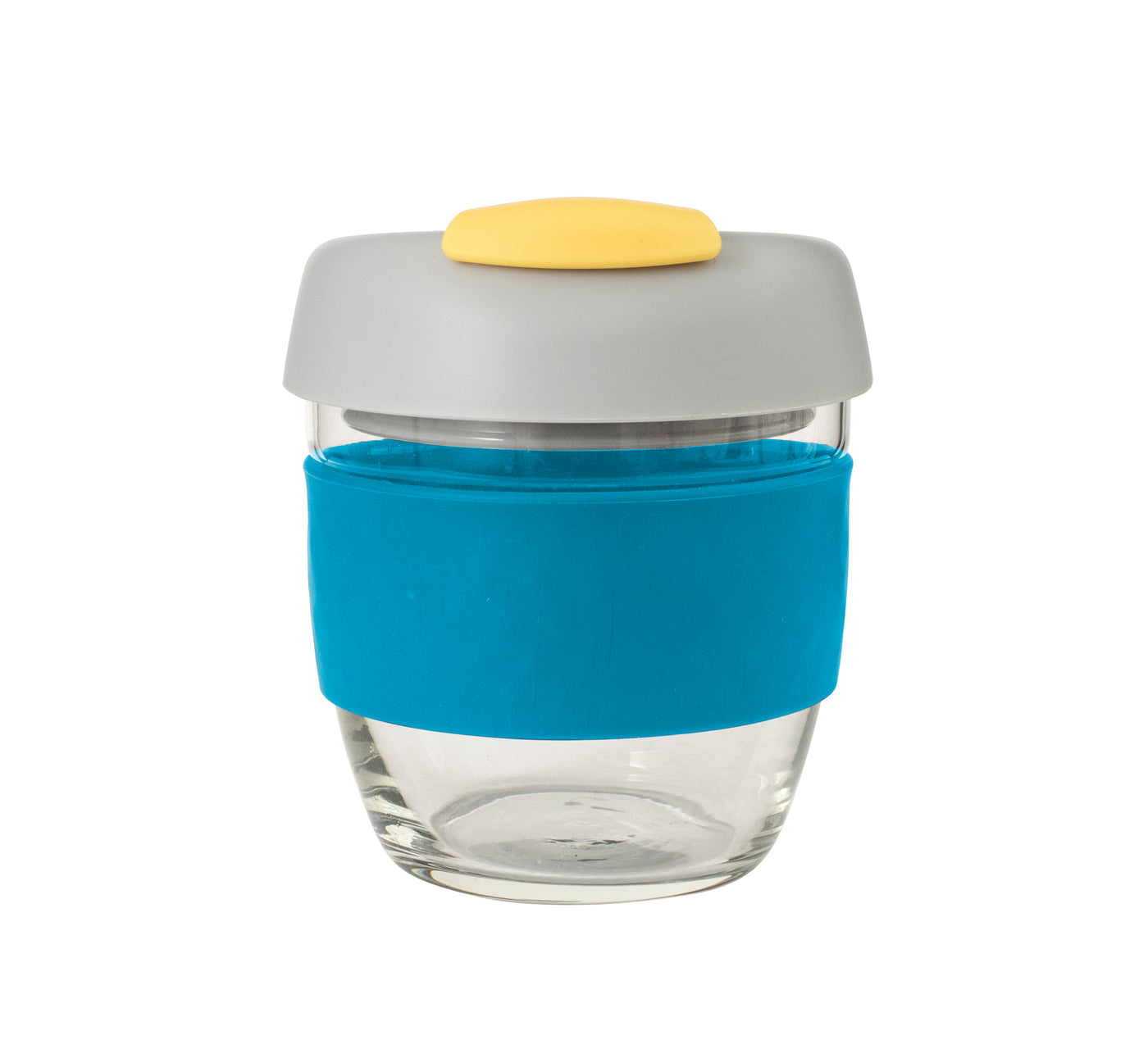 Glass GoCup 236ml - Blue/Grey/Yell