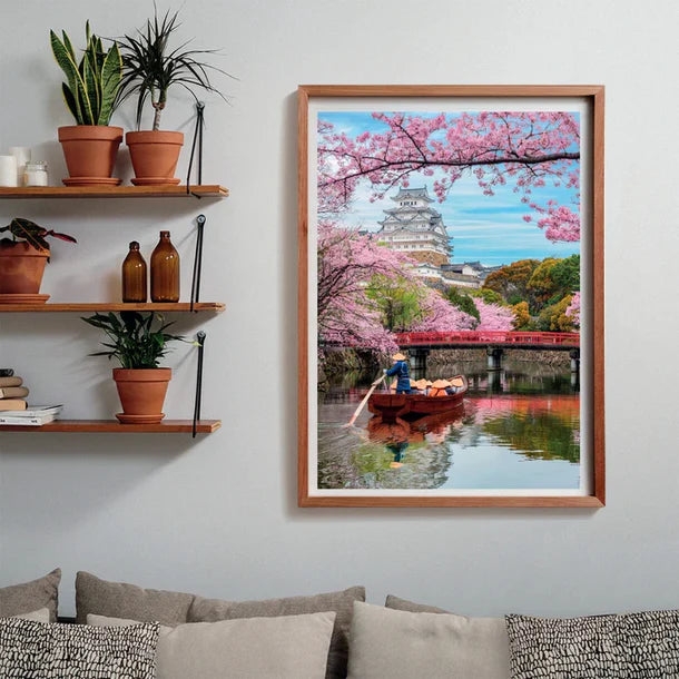 Himeji Castle In Spring - 1000 piece puzzle