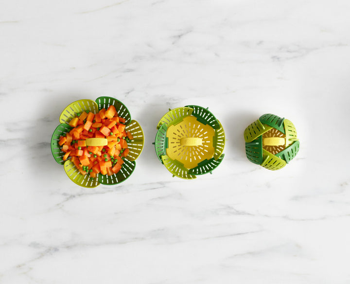 Folding Steamer Basket (Green)