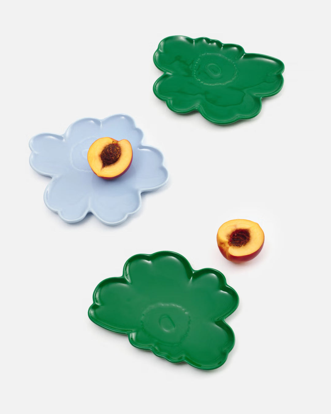 Unikko Shape Plate 19 cm - green