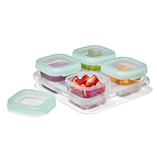 TOT Baby Blocks Food Storage Containers 120ml - Opal