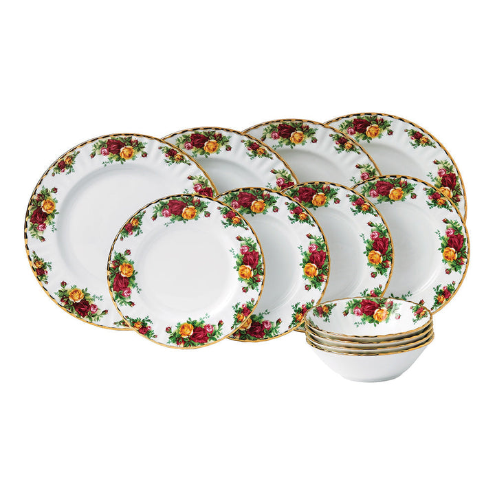 Old Country Roses 12 Piece Set