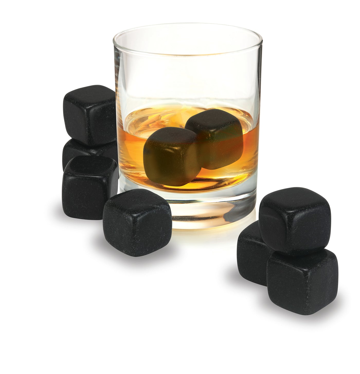 Whisky Rocks Set Of 9 Black Gran