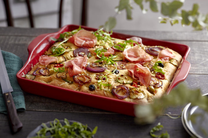 Focaccia Bread Baker - Burgundy