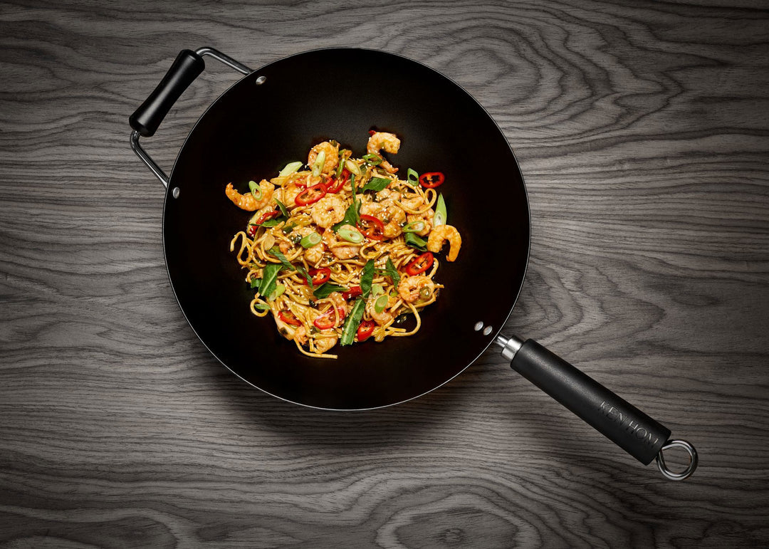 Excellence Non-stick Carbon Steel Wok 31cm
