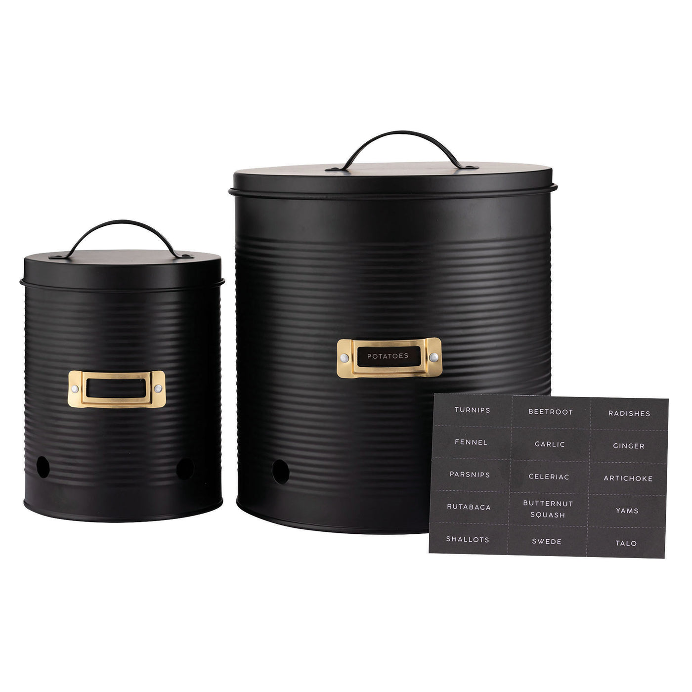 Root Vegetable Set 2.2/7.4L Blk