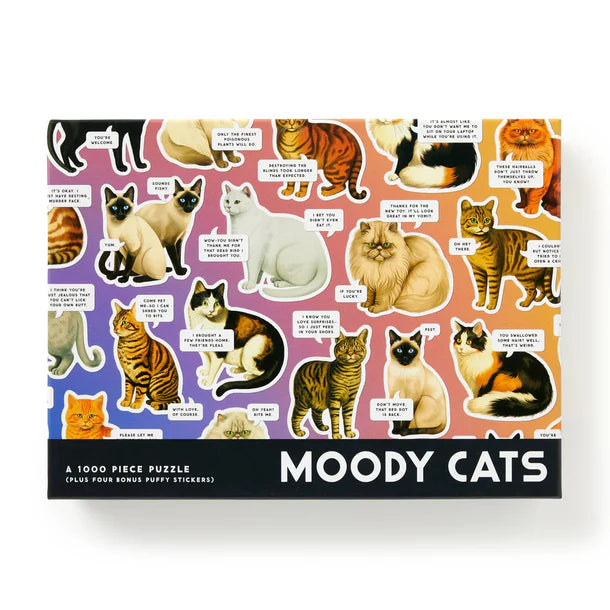 Moody Cats - 1000 Piece Puzzle