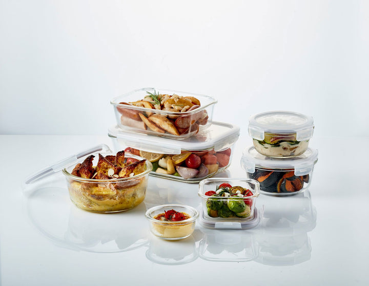 Euro Glass Boroseal Heat Resistant Glass Square - 750ml
