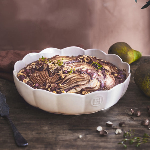 Madeleine Round Dish - Clay