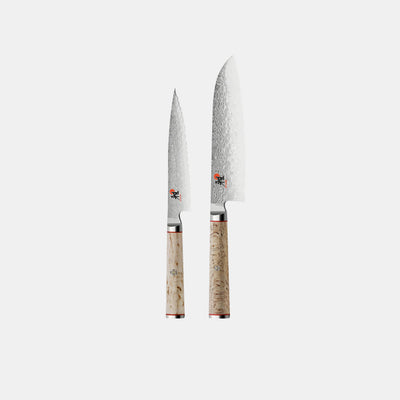 5000MCD Knife 2/Set Santoku 18cm & Shotoh 13cm