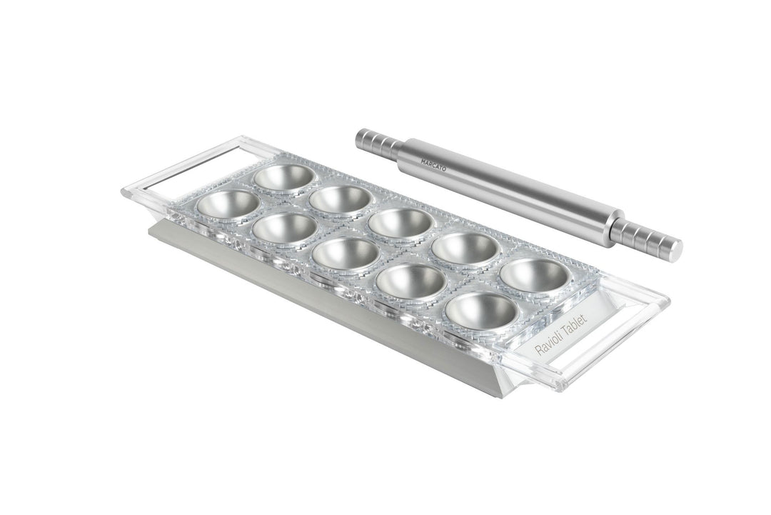 Ravioli Tablet w/Rolling Pin  - Silver