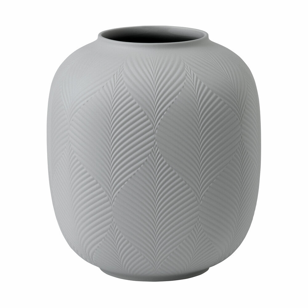 Grey Rounded Vase 21cm