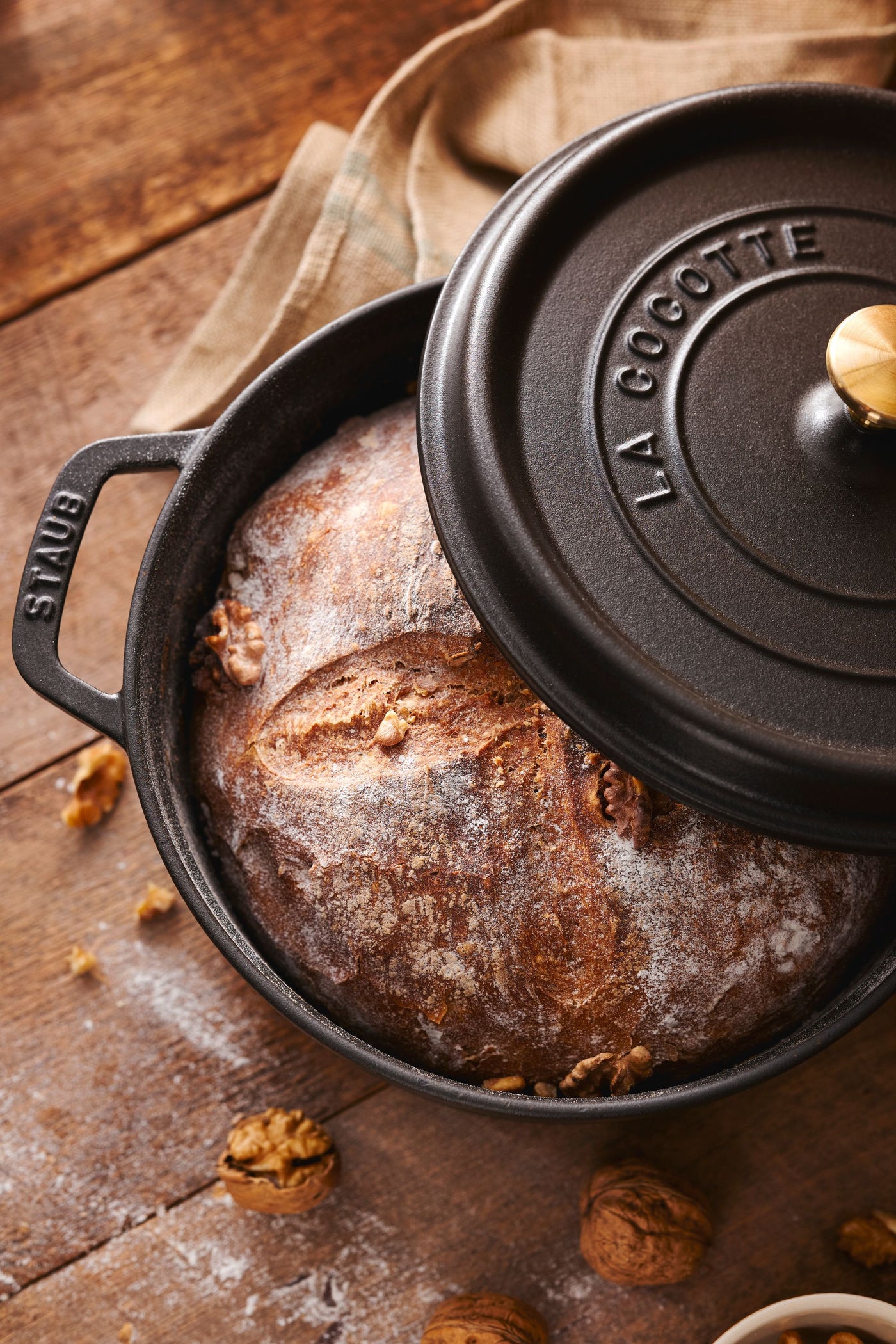 Round Cocotte 28cm Black