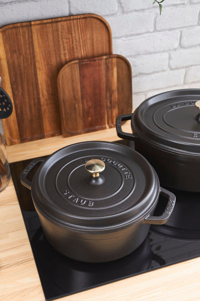 Round Cocotte 28cm Black