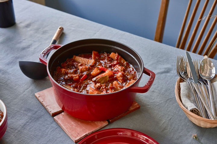Round Cocotte 28cm Cherry Red