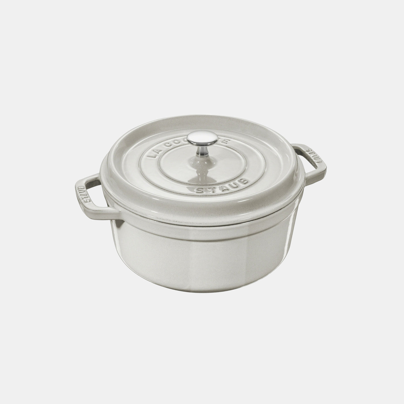 Round Cocotte - 20cm/2.2L White Truffle