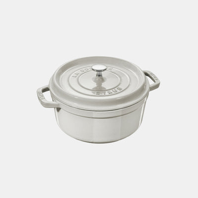 Round Cocotte - 28cm/6.7L White Truffle