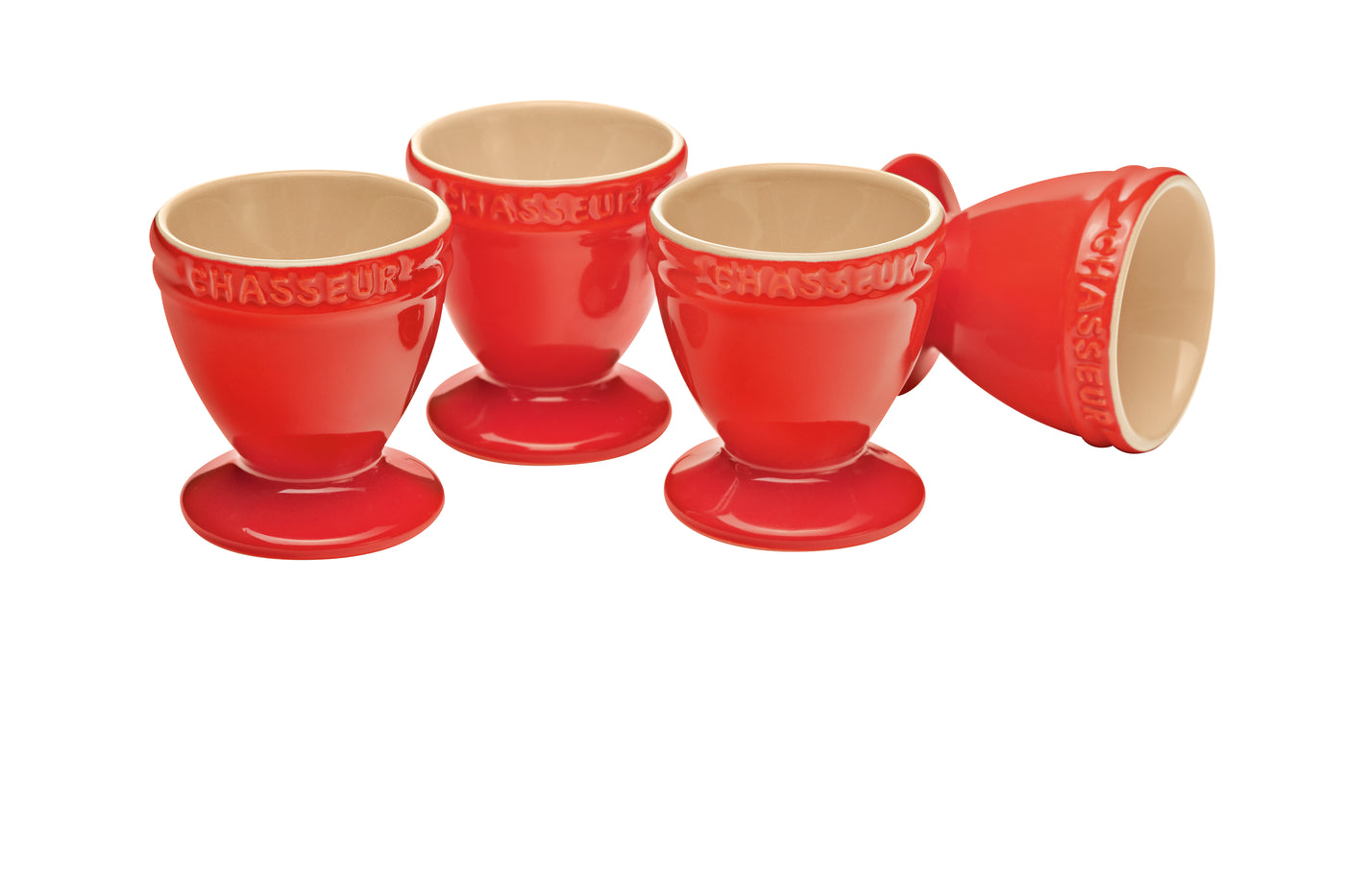 La Cuisson Egg Cup Set of 4 Red