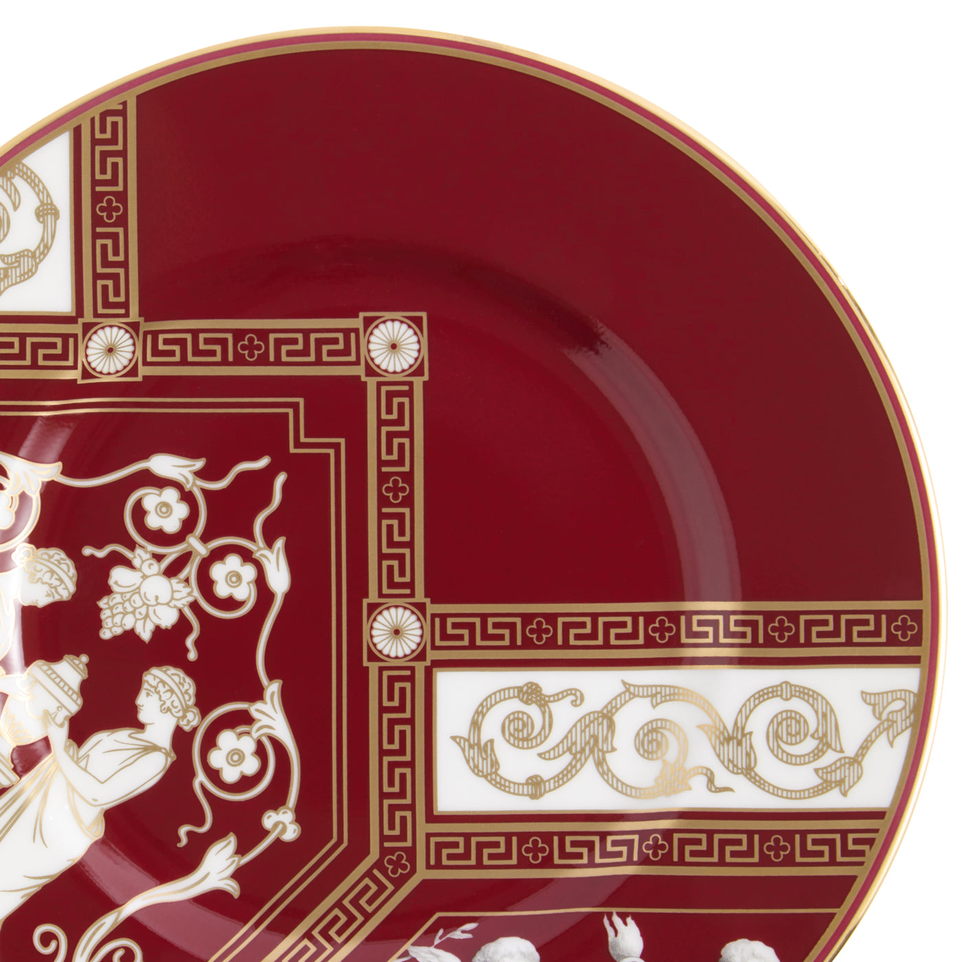 Wedgwood Renaissance Accents Red Plate 23cm