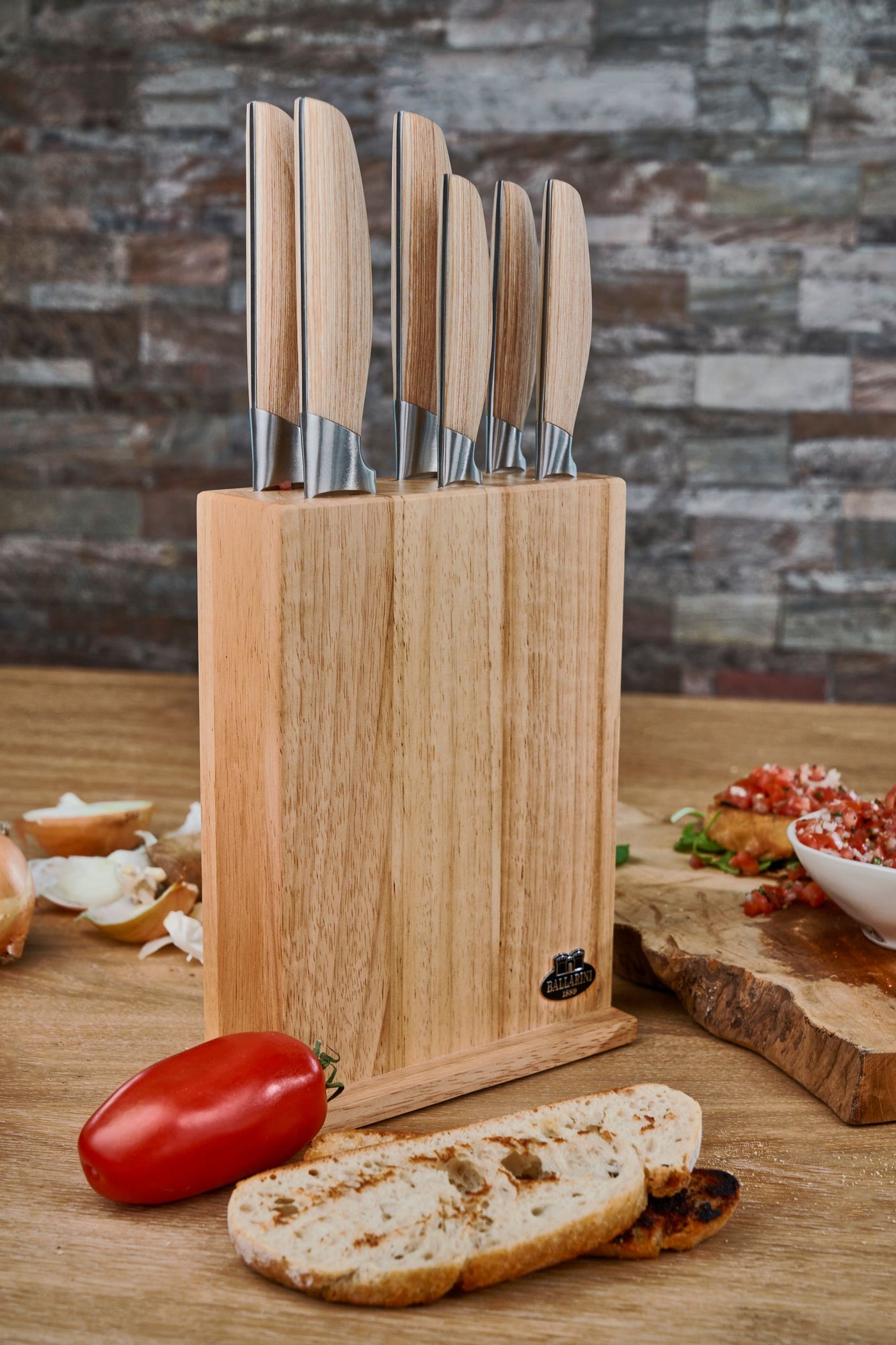 Tevere Knife Block Set 7pc Set