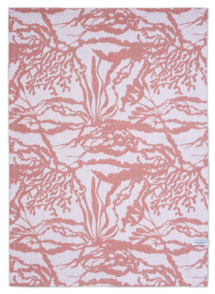 Royal Doulton 1815 Brights Tea Towel Coral Pack of 3