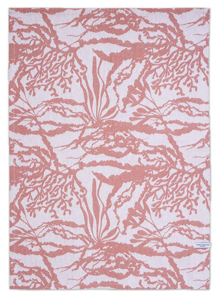 Royal Doulton 1815 Brights Tea Towel Coral Pack of 3