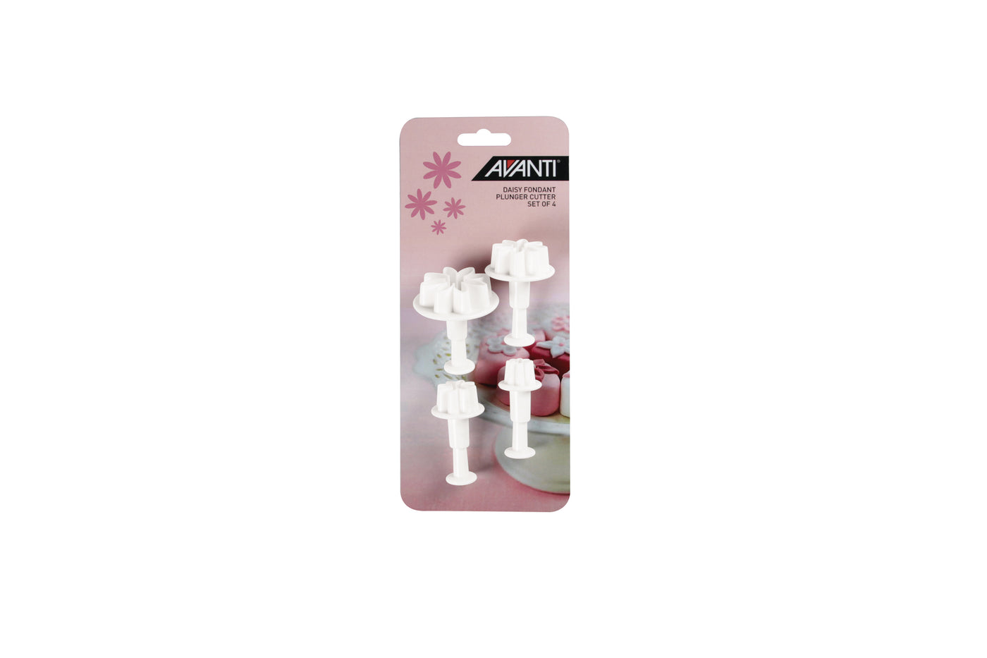 Daisy Fondant Plung Cut Set - 4pce