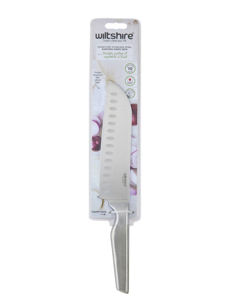 Signature Stainless Steel  Santoku 18cm