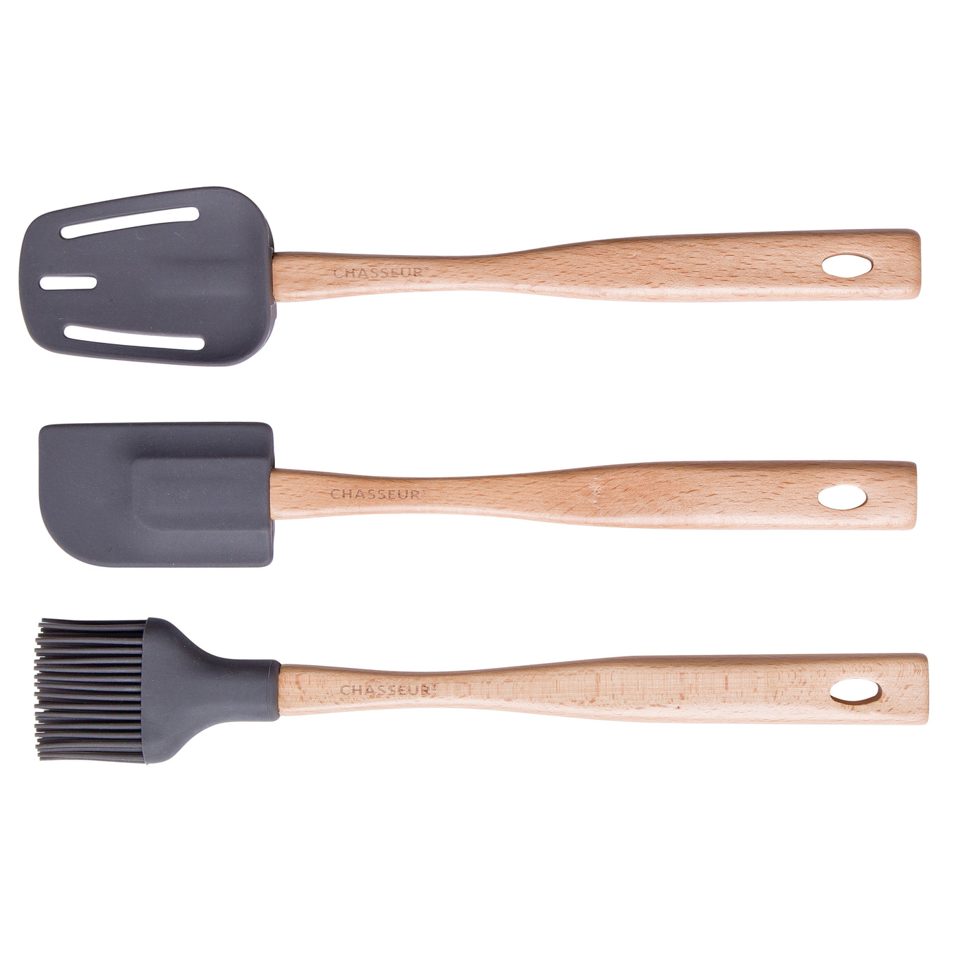 Spat Brush Spoon Set Caviar