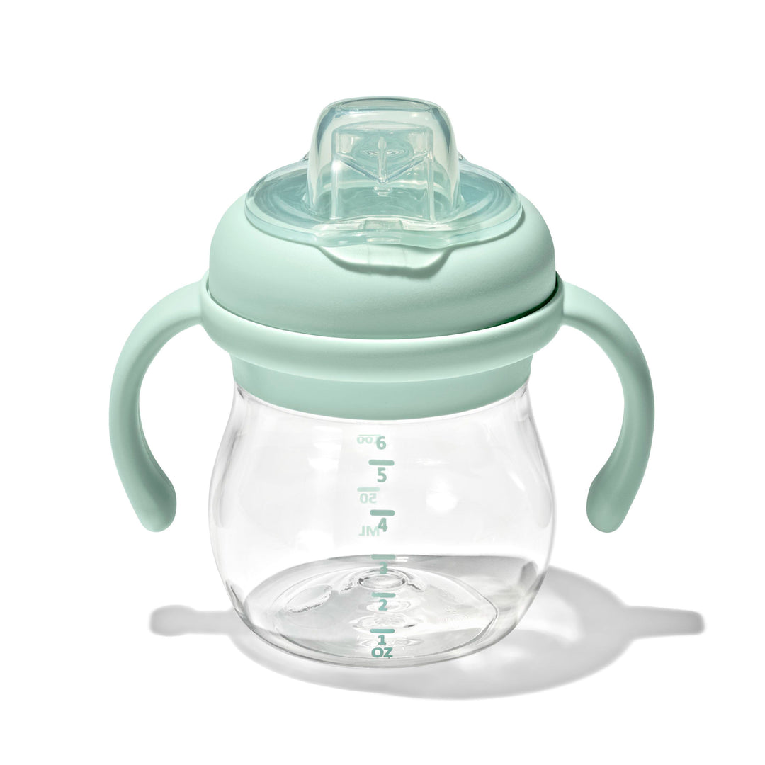 TOT Grow Soft Spout Cup with Removable Handles - Opal