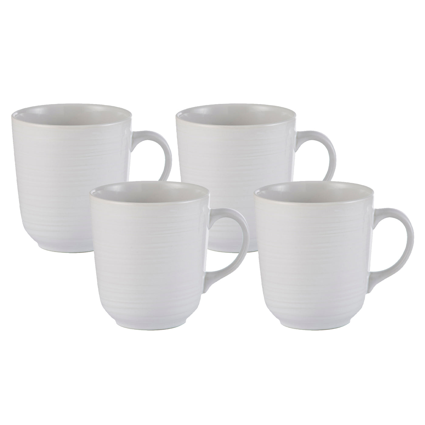 WM White Set Of 4 Mugs
