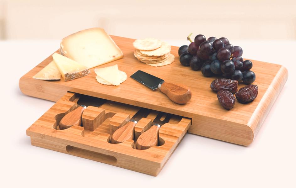 Bamboo 5pc Cheese Set